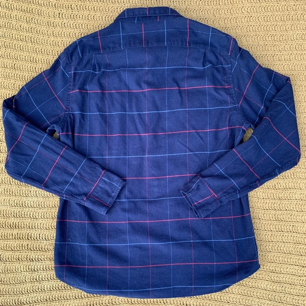 J. Crew Blue Plaid Button Down Shirt